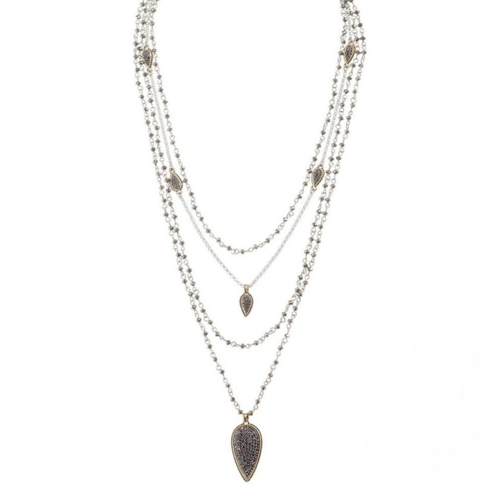 Lucky Brand multi layer necklace